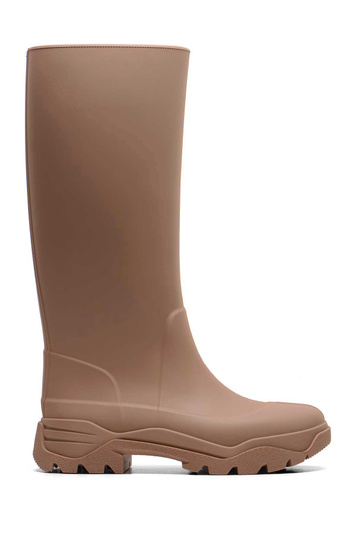 MAISON MARGIELA Tabi Rain Boots Tan