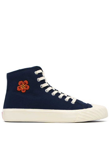 KENZO School High Top Sneakers Navy . Men . 41