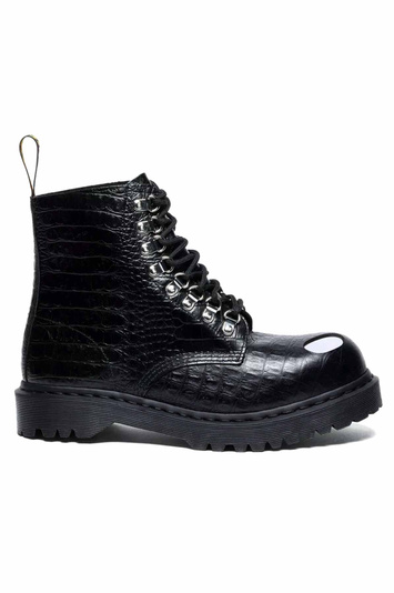 DR. MARTENS 1460 Pascal Steel Toe Boot Black