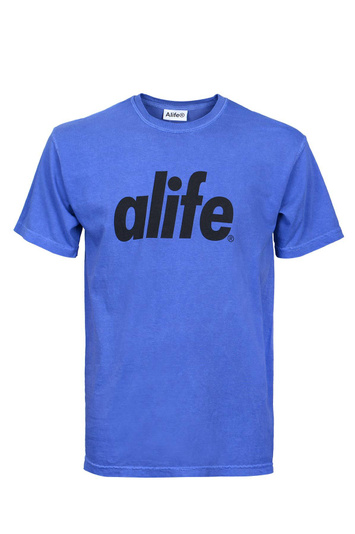 ALIFE Royal Blue Logo Tee . Men . L