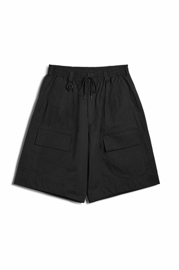 Y-3 Wide Leg Shorts Black