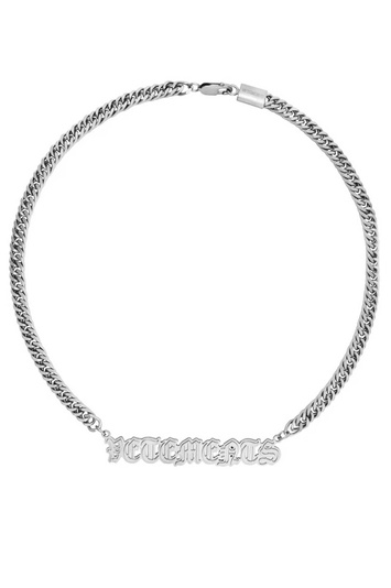 VETEMENTS Gothic Logo Necklace