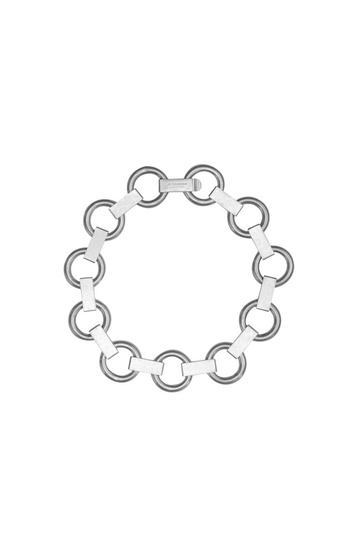 JIL SANDER Handcrafted Silver Bracelet