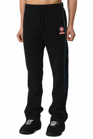 CASABLANCA Gradient Pipping Track Trousers Black 