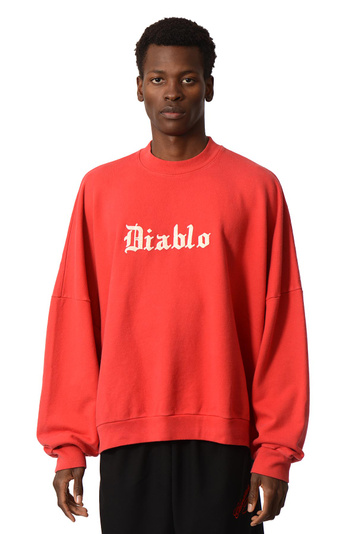 WILLY CHAVARRIA Diablo Hooligan Sweatshirt Red . Men . M