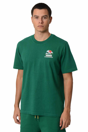 CASABLANCA Montagne Ondulee T-shirt Green