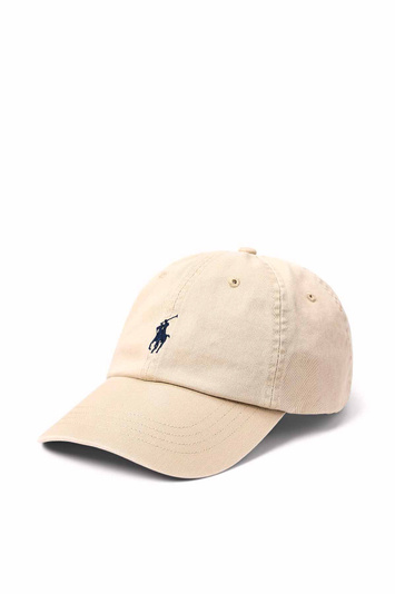 POLO RALPH LAUREN Cotton Chino Baseball Cap Nubuck/Relay Blue
