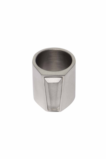 RICK OWENS Beveled Crystal Trunk Ring