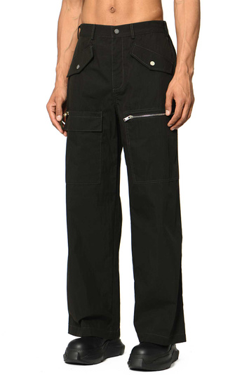 DION LEE Slouchy Pocket Trousers Black . Men . XL