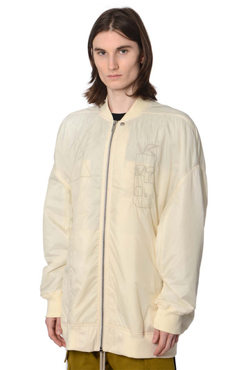 DRKSHDW Threads Pentagram Jumbo Bomber Jacket Natural . Men . S