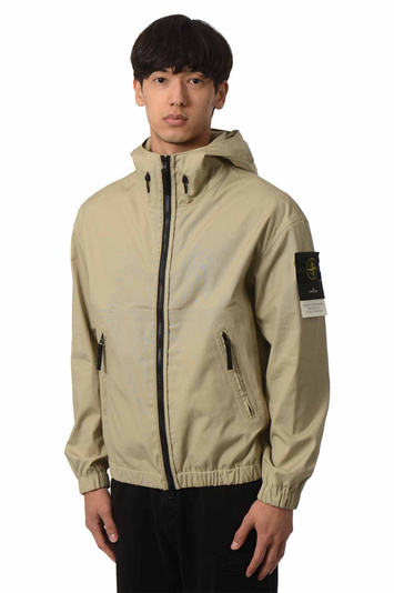 STONE ISLAND 4100079 Supima® Cotton Canvas Non-Aqueous Dyeing Technology Jacket Desert