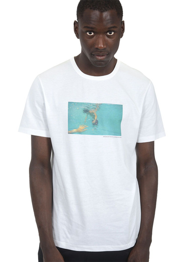 DUST Pool White T-Shirt . Men . L