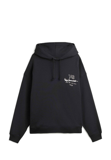 Y-3 Graphic FT Hoodie Black