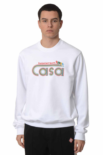 CASABLANCA Equipement Sportif Sweatshirt White
