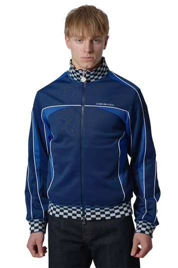 CASABLANCA Cyber Tricot Track Jacket Blue