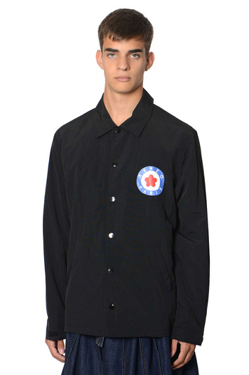KENZO Target Logo-stamp Shirt Jacket Black . Men . L