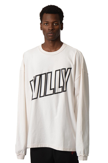 WILLY CHAVARRIA Inside Out Buffalo Oversized LS T-shirt White