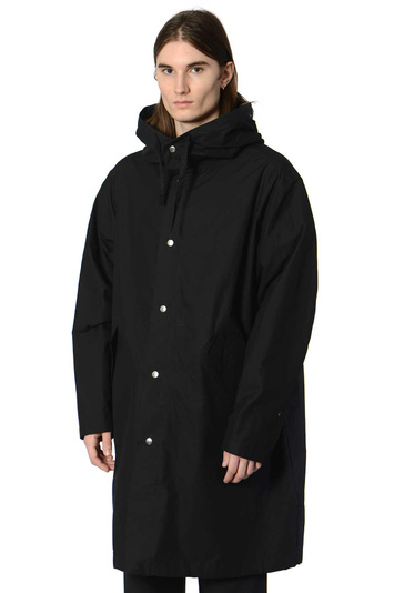 JIL SANDER Logo Parka Black . Men . 48