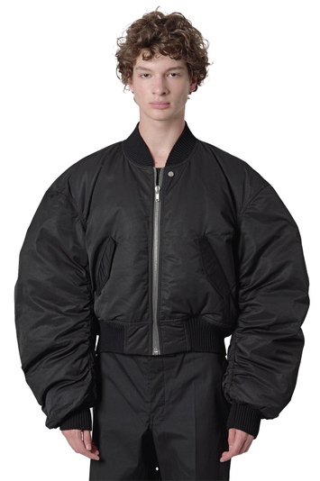 RICK OWENS Tower Secchia Flight Jacket Black . Men . 50