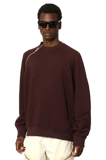 HELIOT EMIL Sequence Sweatshirt Dark Aubergine