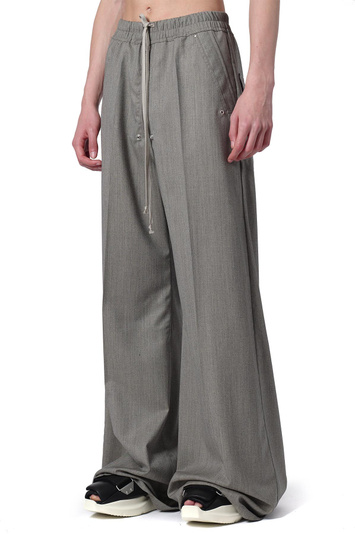 RICK OWENS Temple 灰色 Bela 寬長褲