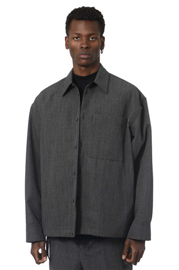 JIL SANDER Virgin Wool Checked Shirt