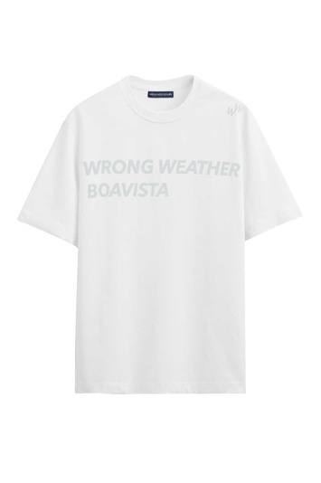 WRONG WEATHER Capsule Collection Boavista T-shirt White 