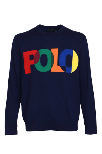 Suéter de punto POLO RALPH LAUREN Logotipo Azul Marino