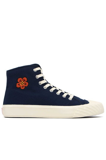 KENZO School High Top Sneakers Navy . Men . 40