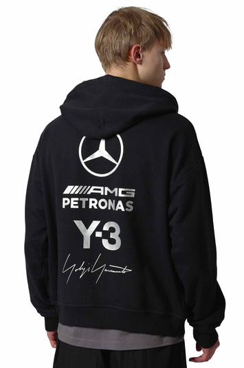 Y-3 x Mercedes AMG Petronas Formula 1 Sweat à capuche zippé noir