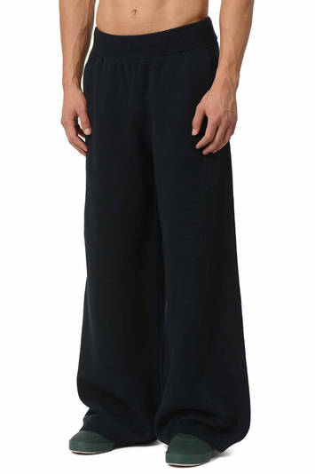 LACOSTE Wool Relaxed Trousers Dark Green . Men . M