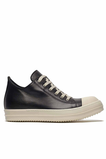 RICK OWENS "Ramones" Low Sneakers Black . Men . 43.5