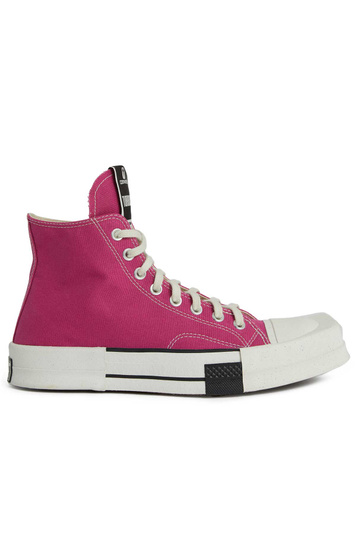 Converse x DRKSHDW Turbodrk Laceless Hi Sneakers Hot Pink