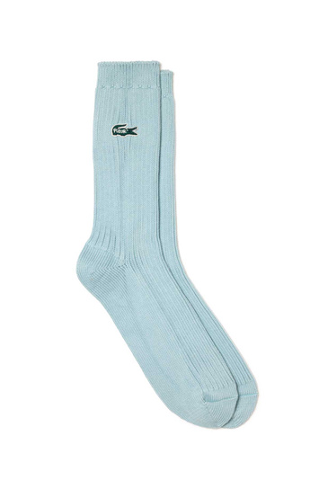 Lacoste x le FLEUR* Calcetines de canalé Azul
