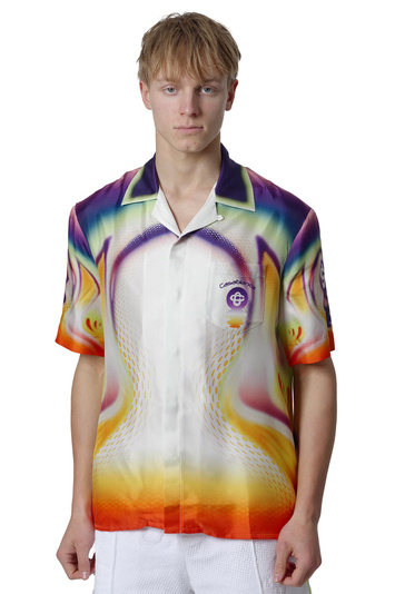 CASABLANCA Sportchid Silk Shirt
