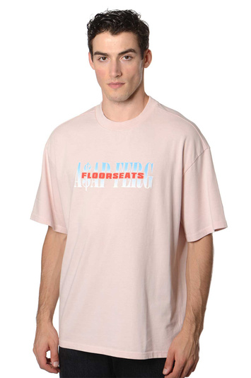 PLATFORMX X ASAP FERG Rock Star Light Pink T-shirt . Men . XS