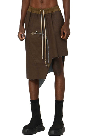 RICK OWENS Porterville Dracca Skirt Bean 