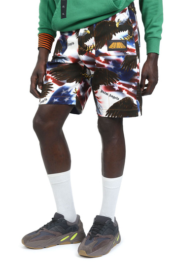 PALM ANGELS Denim Eagle Shorts . Men . M