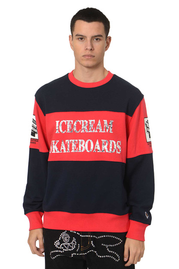 ICECREAM World Tour Sweatshirt Navy/Red