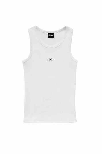 SON IS SON All Day Fitted Tank Top White