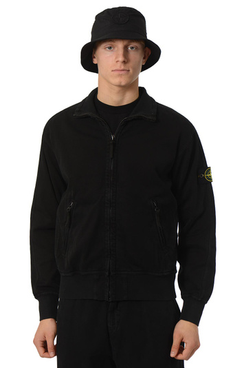 STONE ISLAND 6100056 Veste de survêtement 'OLD' EFFECT anthracite