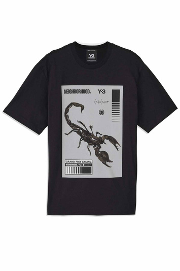 Y-3-N Graphic T-shirt Black . Men . M
