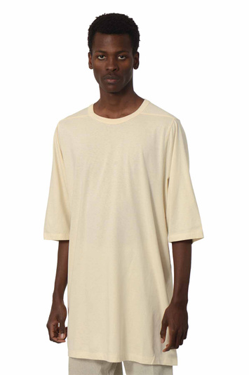 RICK OWENS Hollywood Jumbo SS T-Shirt Natur