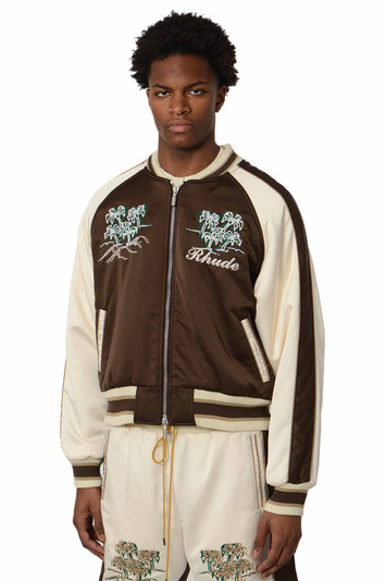 Casaco de cetim de recordação RHUDE