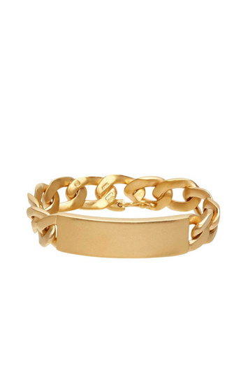 MAISON MARGIELA Chain Tag Bracelet Gold-Plated . Men . 3