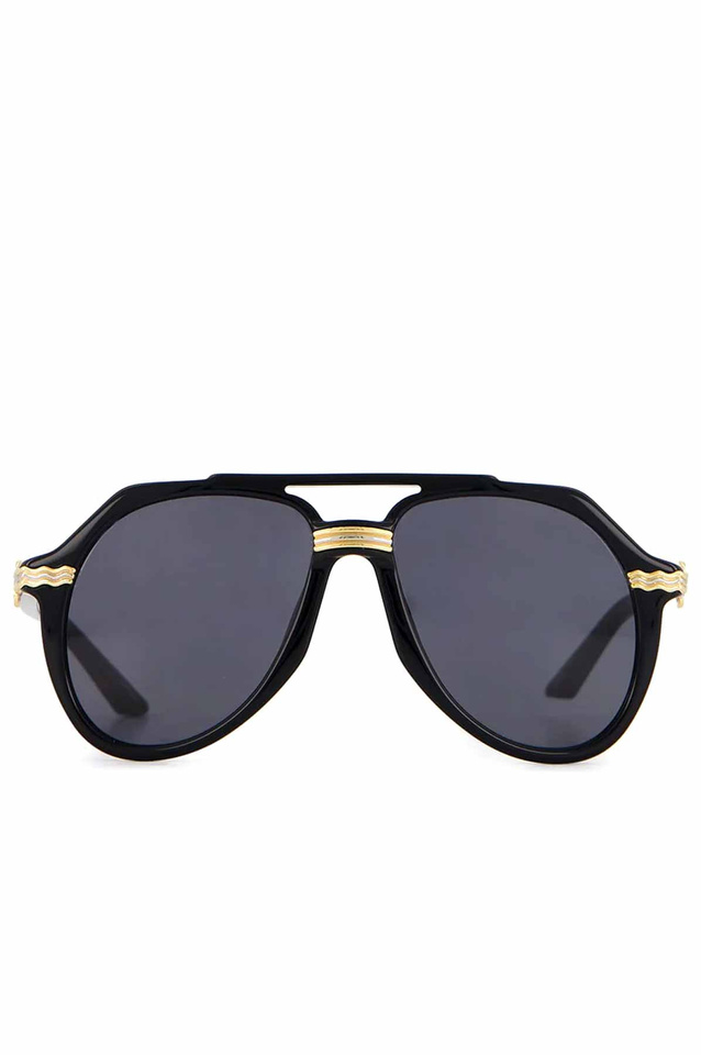 CASABLANCA Rajio Sunglasses Gold/Black - Wrong Weather