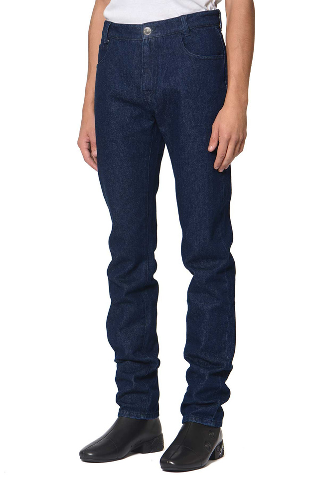 RAF SIMONS Slim Fit Blue Jeans - Wrong Weather