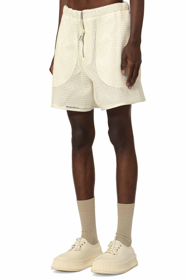 JIL SANDER Net Shorts Cream - Wrong Weather