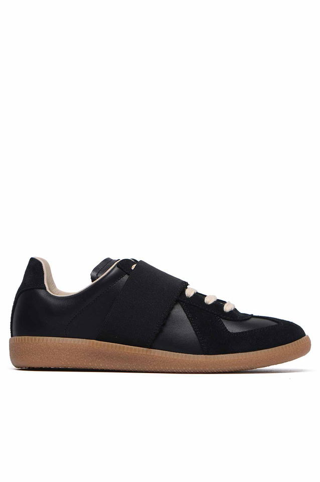 MAISON MARGIELA Elastic Band Replica Sneakers Black - Wrong Weather