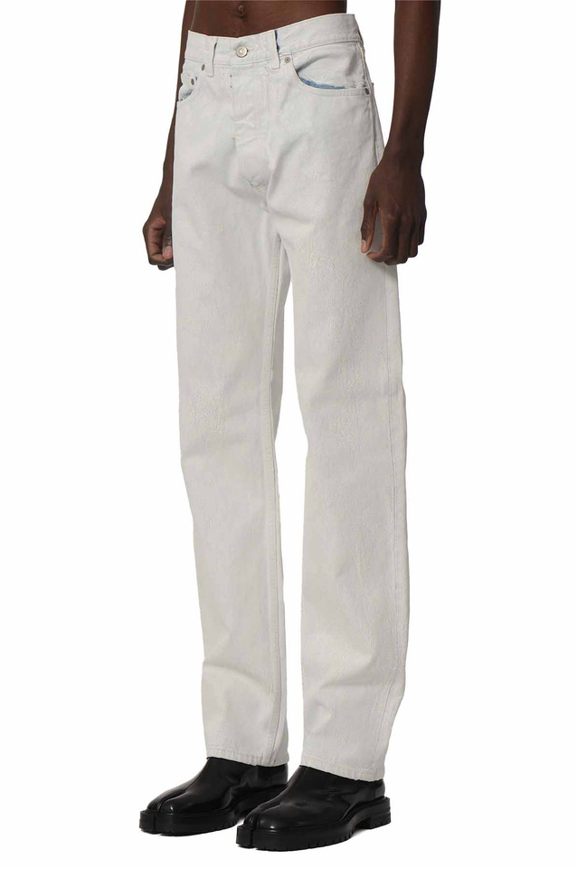 MAISON MARGIELA White Painted Jeans - Wrong Weather
